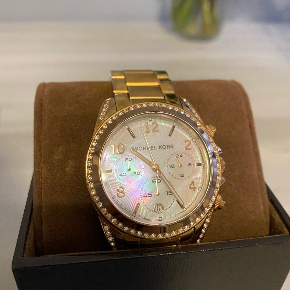 Michael Kors rose gold watch